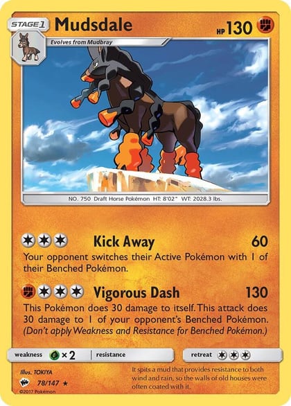 Mudsdale, SM - Burning Shadows 78/147