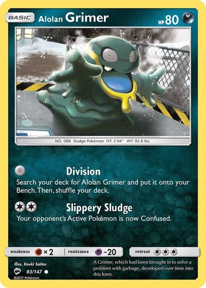Alolan Grimer, SM - Burning Shadows 83/147