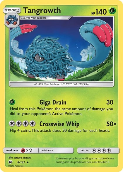 Tangrowth, SM - Burning Shadows 8/147