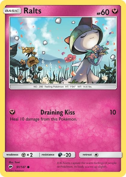 Ralts, SM - Burning Shadows 91/147