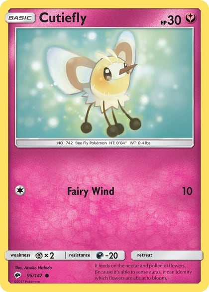 Cutiefly, SM - Burning Shadows 95/147