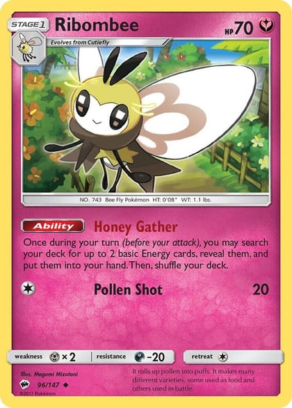 Ribombee, SM - Burning Shadows 96/147