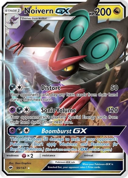 Noivern GX, SM - Burning Shadows 99/147
