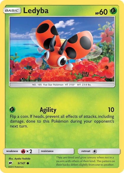 Ledyba, SM - Burning Shadows 9/147