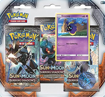 Burning Shadows 3 Pack Blister [Cosmog], SM - Burning Shadows P136600