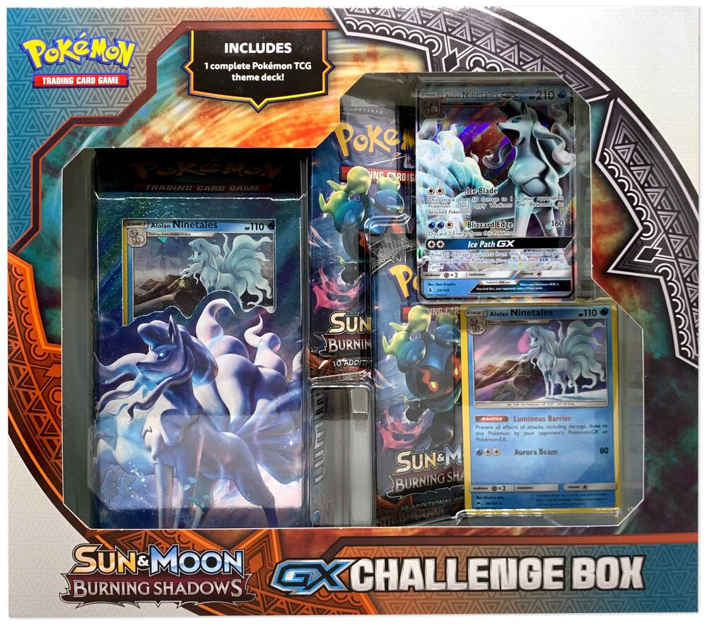 Alolan Ninetales GX Challenge Box, SM - Burning Shadows P218320