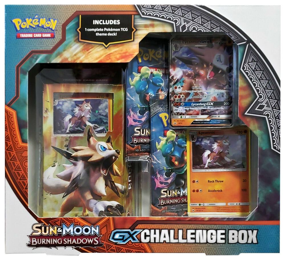 Lycanroc GX Challenge Box, SM - Burning Shadows P218321