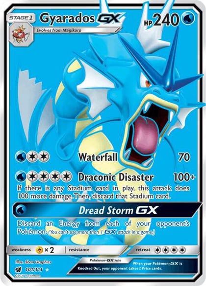 Gyarados GX (Full Art), SM - Crimson Invasion 101/111