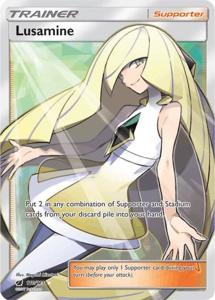 Lusamine (Full Art), SM - Crimson Invasion 110/111
