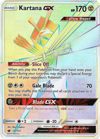 Kartana GX (Secret), SM - Crimson Invasion 117/111