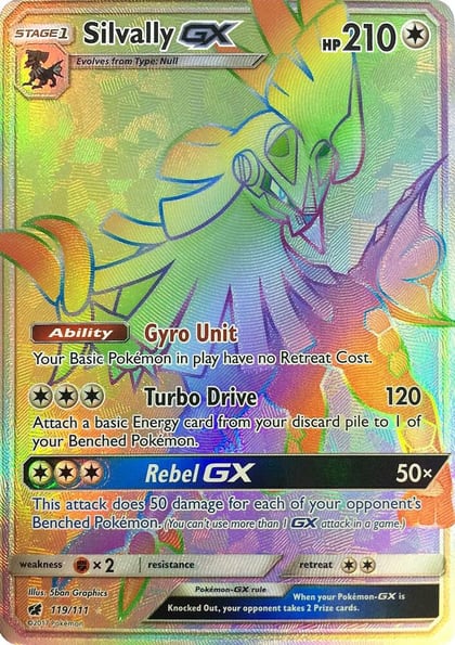 Silvally GX (Secret), SM - Crimson Invasion 119/111
