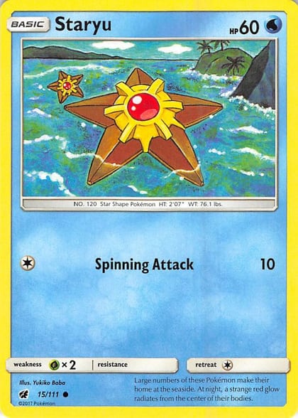 Staryu, SM - Crimson Invasion 15/111