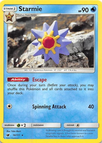 Starmie, SM - Crimson Invasion 16/111