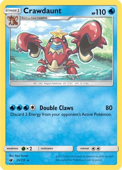 Crawdaunt, SM - Crimson Invasion 25/111