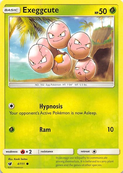 Exeggcute, SM - Crimson Invasion 4/111