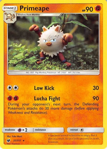 Primeape, SM - Crimson Invasion 51/111