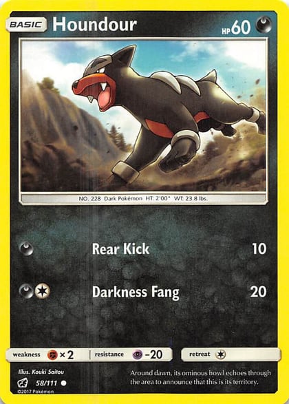 Houndour, SM - Crimson Invasion 58/111