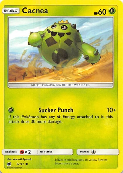 Cacnea, SM - Crimson Invasion 5/111