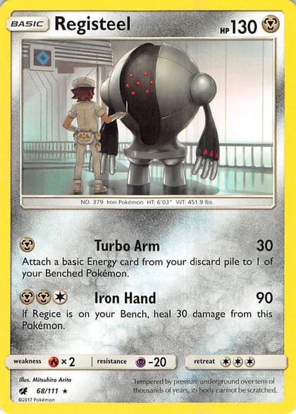 Registeel, SM - Crimson Invasion 68/111