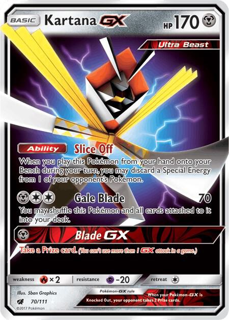Kartana GX, SM - Crimson Invasion 70/111