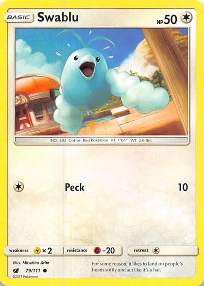 Swablu, SM - Crimson Invasion 79/111
