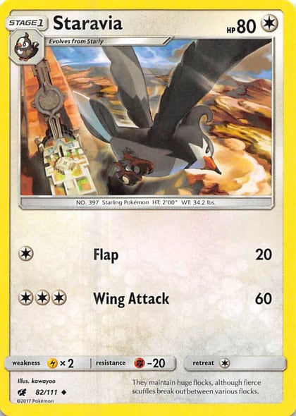 Staravia, SM - Crimson Invasion 82/111