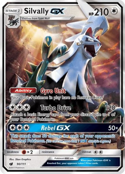 Silvally GX, SM - Crimson Invasion 90/111