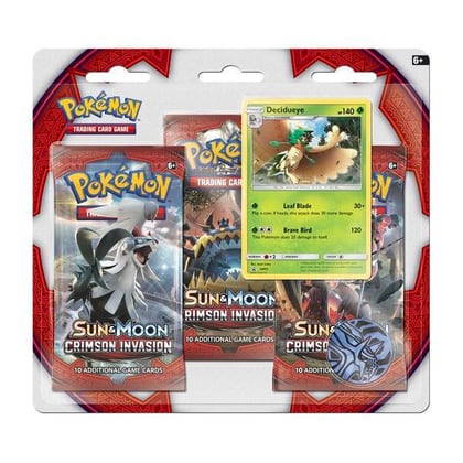 Crimson Invasion 3 Pack Blister [Decidueye], SM - Crimson Invasion P177872