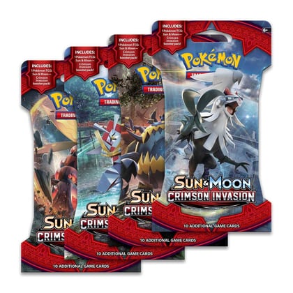 Crimson Invasion Sleeved Booster Pack Art Bundle [Set of 4], SM - Crimson Invasion P276580