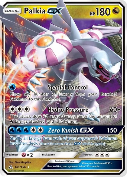 Palkia GX, SM - Ultra Prism 101/156