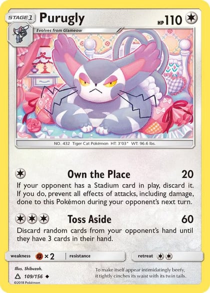 Purugly, SM - Ultra Prism 109/156