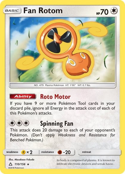 Fan Rotom, SM - Ultra Prism 110/156