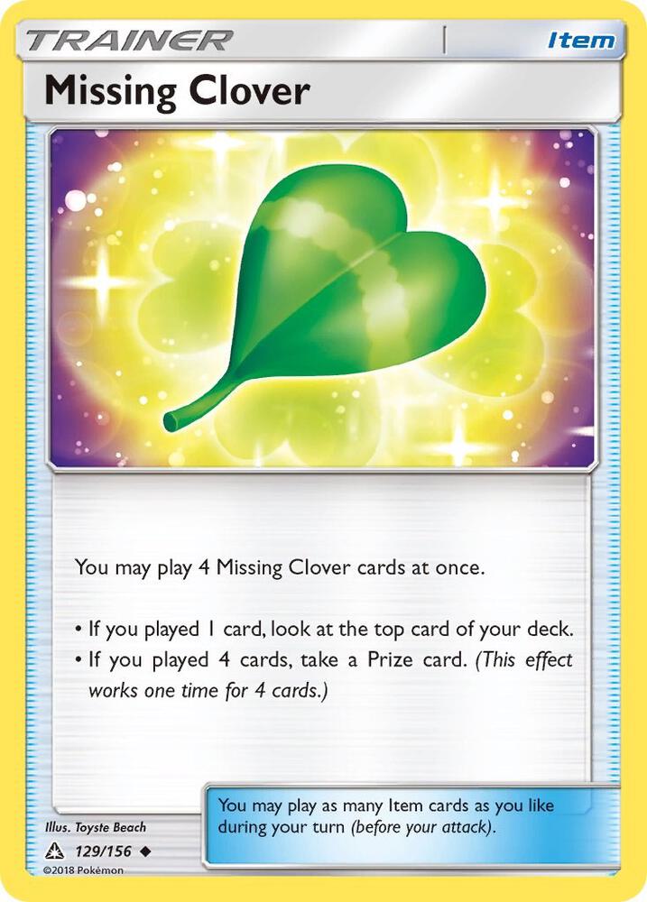 Missing Clover, SM - Ultra Prism 129/156