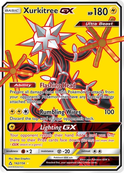 Xurkitree GX (Full Art), SM - Ultra Prism 142/156