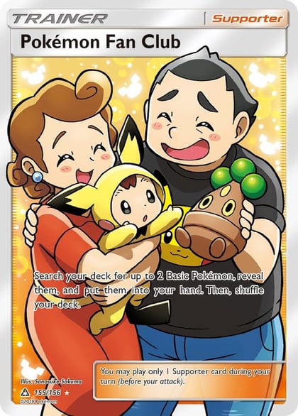 Pokemon Fan Club (Full Art), SM - Ultra Prism 155/156