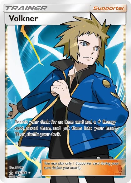 Volkner (Full Art), SM - Ultra Prism 156/156