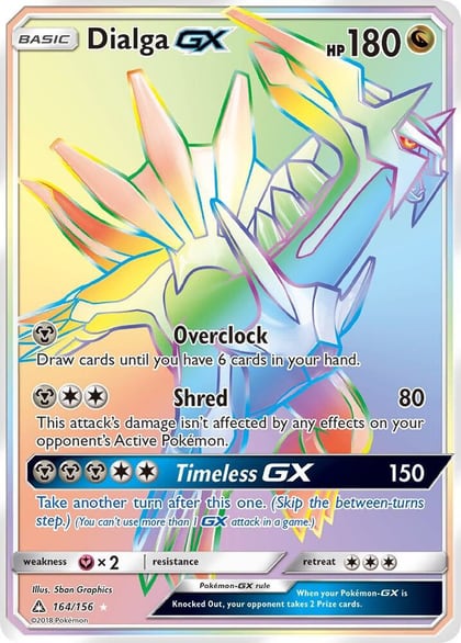 Dialga GX (Secret Rare), SM - Ultra Prism 164/156