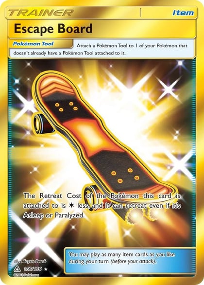 Escape Board (Secret Rare), SM - Ultra Prism 167/156