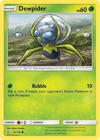 Dewpider, SM - Ultra Prism 16/156