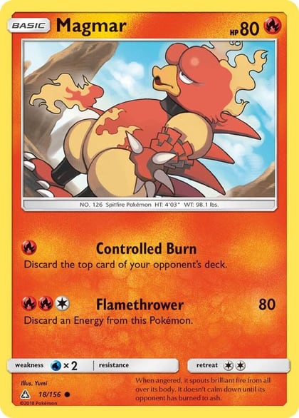 Magmar, SM - Ultra Prism 18/156