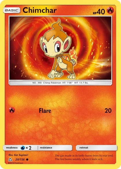 Chimchar (20), SM - Ultra Prism 20/156