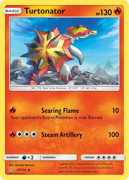 Turtonator, SM - Ultra Prism 27/156