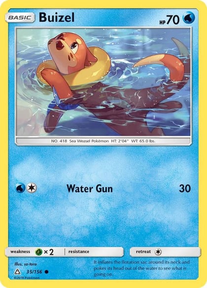 Buizel, SM - Ultra Prism 35/156