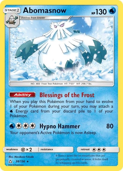 Abomasnow, SM - Ultra Prism 38/156