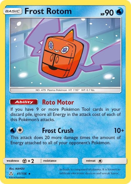 Frost Rotom, SM - Ultra Prism 41/156