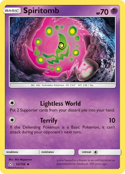 Spiritomb, SM - Ultra Prism 53/156