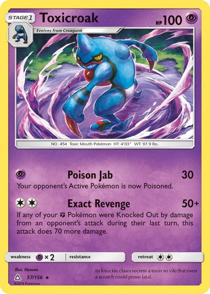 Toxicroak, SM - Ultra Prism 57/156