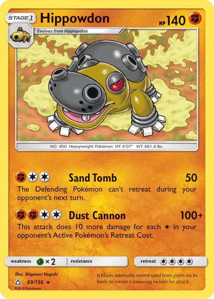 Hippowdon, SM - Ultra Prism 69/156