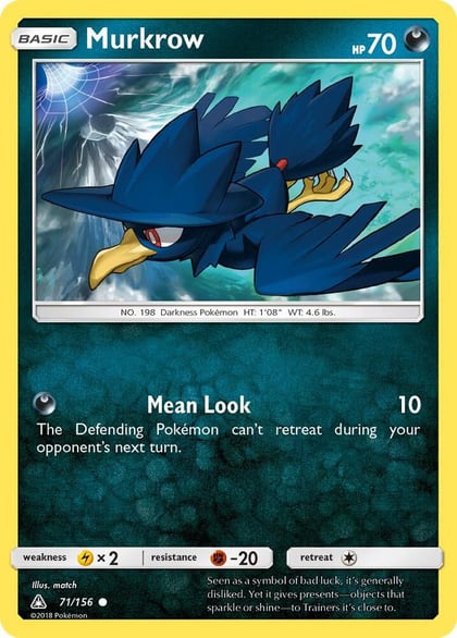 Murkrow, SM - Ultra Prism 71/156