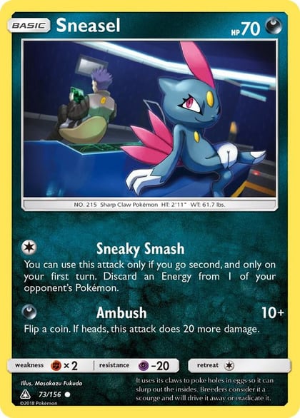 Sneasel, SM - Ultra Prism 73/156